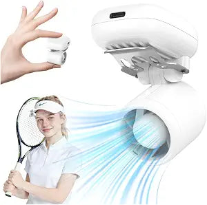 PlayHot Portable Mini Clip On Fan, 2oz Ultra-Lightweight Hands-Free Hat Fan