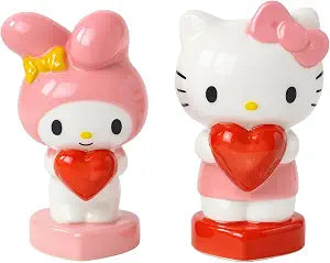 Blue Sky Clayworks Hello Kitty Salt and Pepper Shaker, Set of 2, 4-inch Length, Kitchen Accessories
