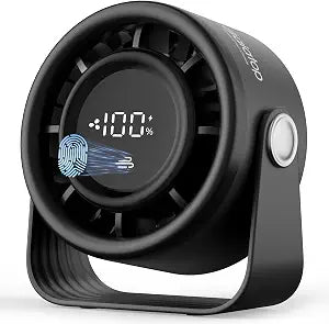 Gaiatop Small Desk Fan Rechargeable, Quiet Small Fans, Max 11.5H Runtime
