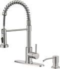 Kitchen Faucet with Soap Dispenser, 2-Mode Sprayer