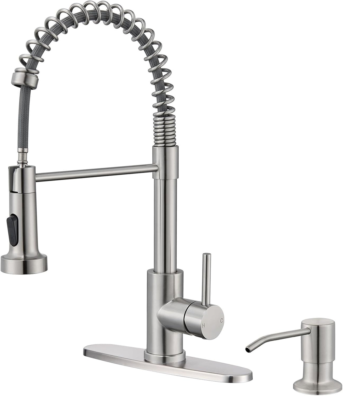 Kitchen Faucet with Soap Dispenser, 2-Mode Sprayer