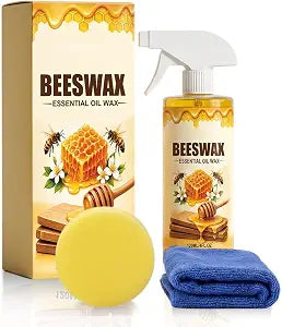 Beeswax Wood Polish Spray, Natural Beeswax Furniture Polish and Cleaner