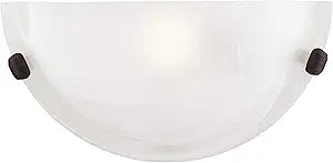 Livex Lighting 4271-07 Oasis 1-Light Bronze Wall Sconce , White