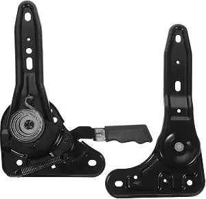 Seat Recliner Office Chair Angle Adjuster Metal Mechanism, Black 180 Degree Multi-Angle Regulator, Gaming Office Chair Replacement Part Home Desk Furniture