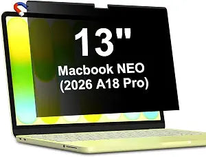 Neo 13Inch Magnetic Privacy Screen Protector for MacBook Neo 13 Inch (A18 Pro, 2026)