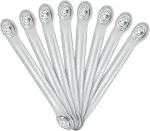 MorningRo 8 Pack Glider Bearing Arm Bracket Patio Glider Parts Replacement Hardware Rocker Parts, Bracket Hardware-9" Length, 7-1/2" Between Mounting Holes and Bolt Hole Diameter 1/4" (Silver)
