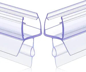 Lineshading 2 Pack Shower Door Bottom Seal, 3/8"(10mm), Curved