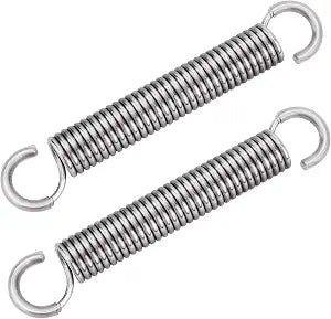 GUPO 5-1/8" (2 Pcs) Stainless Steel Recliner Sofa Chair Stainless Steel Spring Replacement Mechanism Tension Spring
