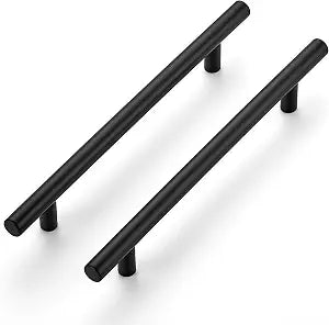 Ravinte Cabinet Pulls,8-13/16" Length,6-1/4" Hole,Matte Black,5 Pack