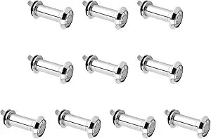 Door Viewer,10Pcs Zinc Alloy 220 Degree with Privacy Cover for 35mm-55mm