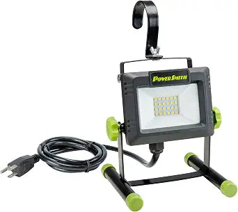 PowerSmith LED Work Light with Metal Stand and Sealed Power Switch 2000 Lumens PWLS020H