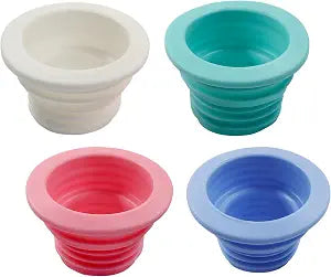 Hitefu Silicone Drain Hose Seal Plug, 4 Pcs, 4 Colors