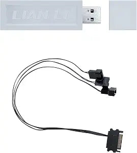 Lian Li UNI Fan L-Wireless Controller for Computer Fans, Works with SL-Infinity Wireless, CL Wireless, SL & TL Wireless, Strimer Wireless, and Hydroshift II - White