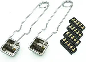VASTOOLS Single Flint Torch Striker, Single Flint Lighter Pack of 2, for Welding and Cutting, 20pcs Flint Replacements