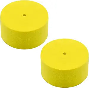 2Pcs Buoy Toilet Float Flapper Replacement Kit, Toilet Flapper Universal Fit for Most Tanks, Easy Clip-On Installation EVA Material Foam, Improve Flushing Performance (Yellow)