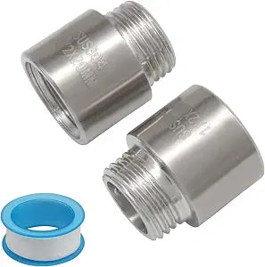 2 Pcs 20mm Shower Head Extension Arm