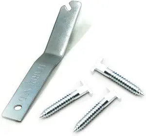 PHS T-Screw Anti Theft Picture Hangers, 100 Pack with T Wrench