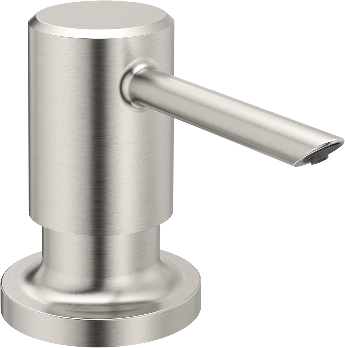 Moen Modern Spot Resist Stainless Deck-Mount Kitchen Soap & Lotion Dispenser, Top-Fill, 18-oz Bottle, 3949SRS