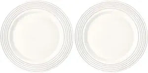 Lenox Tin Can Alley Dessert Plate, 0.70 LB, White (Pack of 2)