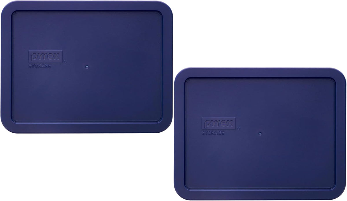 Pyrex 7211-PC (6-Cup) Blue Food Storage Lid (2-Pack) - Made in USA