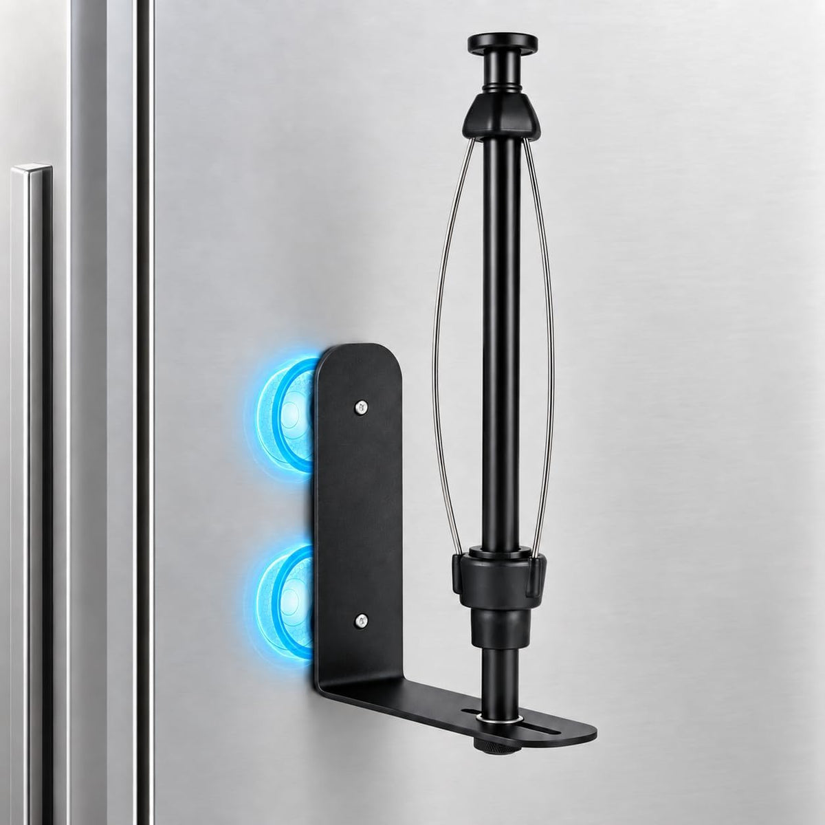 Magnetic Paper Towel Holder for Kitchen, Adjustable Width, One-Hand Tear
