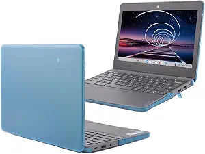 mCover Hard Case ONLY Compatible for 2024~2025 11.6" Lenovo 100E Chromebook Gen 4 (with Intel CPU and Model# 83G*) Laptop Computer (NOT Fitting Any Other Lenovo Models) - Aqua