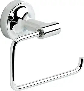 Franklin Brass Voisin (1-Pack) Toilet Paper Holder Polished Chrome Tissue Roll Holder for Bathroom Organization and Storage European Single Post Toilet Tissue Holder Wall Bathroom Accessories VOI50-PC