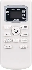 Replace AC Remote Compatible with Black+Decker Portable Air Conditioner