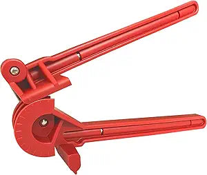 Tubing Bender, Tube Bender, 3/16, 1/4", 5/16", 3/8" 4-IN-1 brake line Bender Tool for Copper, Brass, Aluminum and Thin Steel Fuel Line Pipe, Bends 0-180