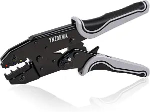 Crimping Tool for Heat Shrink Connectors, Ratcheting Wire Terminal Crimper