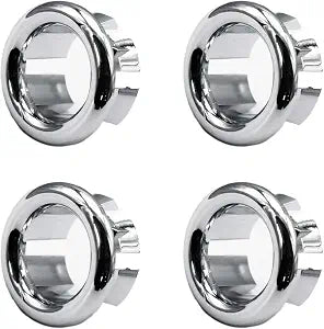 4 Pack Round Overflow Cover - Kitchen & Bathroom Sink Hole Insert Cap