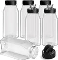 TUZAZO 32 Oz Large Spice Jars Plastic Seasoning Containers, 6 Pack