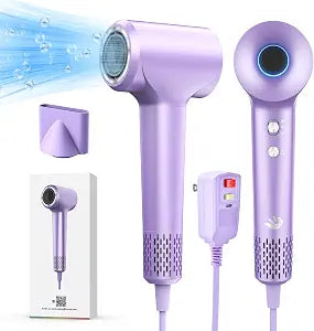 KARFUN 110000 RPM Brushless High Speed Plasma Hair Dryer for Home Travel