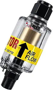 LE LEMATEC Inline Air Dryer & Water Separator for Compressor, 1/4" NPT