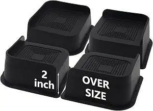 Bed Risers 2 inch Heavy Duty (Set of 4), Oversized Furniture Risers