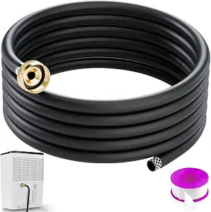5FT Leakproof Dehumidifier Drain Hose with 3/4 Inch FHT Rustproof Connector