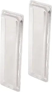 Prime-Line F 2549 Clear Plastic, Window Finger Pull, Self-Adhesive (2 Pack)