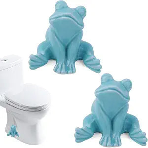 2 Pack Toilet Bolt Caps Decorative, Ceramic Frog Toilet Screw Covers
