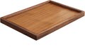 SANZIE Walnut Wooden Tray Desktop Storage Organizer for Sundries (Brown)