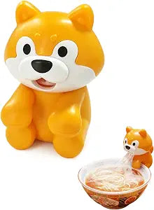 Clip-On Mini Fan for Cup & Bowl  Dog-Shaped Air-Blowing Cooling Attachment