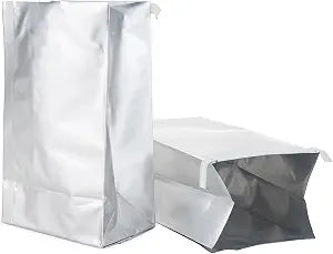 Camco Replacement Grease Storage Bags - Easily Contain and Dispose Used Cooking Grease, Foil Lined Bags Seal in Odor, Prevent Drain Clogs - 5 Pack (42285), White