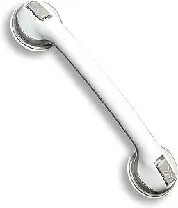 Safe-er-Grip 16-Inch Suction Cup Grab Bar for Bathtub and Shower, White