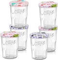 Le Parfait Jam Jar 385ml (13oz) French Glass Jelly Jar, Twist Lid, 6 Pack