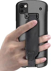 Nakedcellphone Case and Hand Strap Combo for Zebra TC53 TC58 - Black
