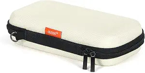 Off White Small Hard Carrying Case, Portable Tech Organizer Pouch