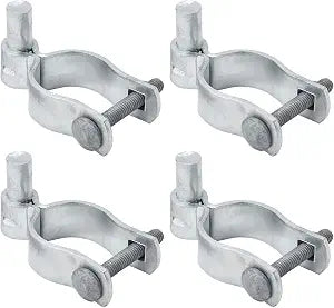 VIVIDA Chain Link Fence Gate Hinge, 1-7/8" Male Gate Post Hinge, 4 PCS