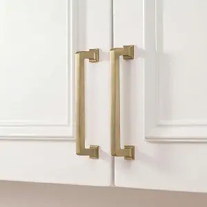 homdiy 10 Pack 5 Inch Champagne Bronze Cabinet Pulls, Solid Zinc Alloy