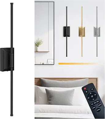 Battery Operated Wireless Wall Sconce - Rechargeable Led Sconces Set of 1