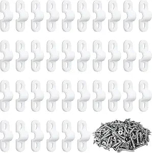50PCS Wire Shelf Loop Clips, Closet Shelf Clip, Wire Shelving Clips
