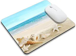 Beautiful Beach Mousepad Rubber Base Mouse Pad Non-Slip Mouse Mat for Office Desk Laptop Home Computer Mouse Pads